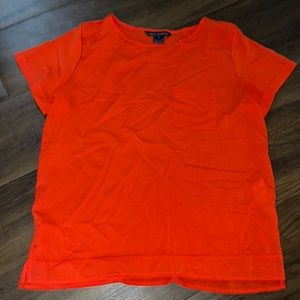 Small French Connection orange top